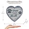 Paws Printed on our Hearts Memorial Stepping Stone for Pet, 9.5" Dog Funeral and Pet Cemetery Decor